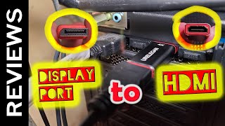 Display Port to HDMI Adapter Review to Connect second monitor [upl. by Winikka829]