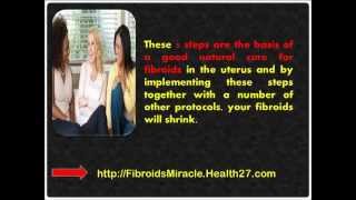 Natural Cure for Fibroids In Uterus  how to get rid of uterine fibroids [upl. by Anaizit815]