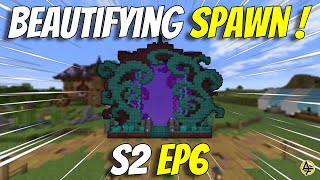 WORKING ON SPAWN  CATALYST CRAFT SMP S2 EP6 [upl. by Ewan]