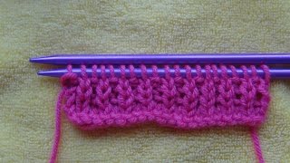 Knitting Rib for Beginners cast on kn pu amp Rib [upl. by Odelia]