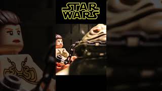 Princess Leia kills Jabba the Hunt  LEGO Star Wars Stop Motion legostopmotion legostarwars [upl. by Yrrac516]