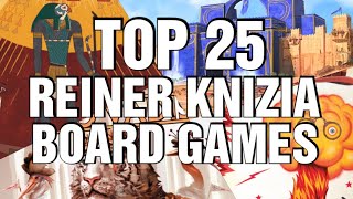 Top 25 Reiner Knizia Board Games [upl. by Kampmann]