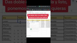 Poner fecha con calendario en Excel 👌😎 [upl. by Gibrian]