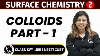 Surface Chemistry 02  Colloids Part  1  Pure English  12th JEENEETCUET [upl. by Assilla77]