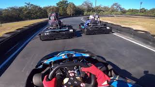 Race 2 of 3 18th of JulySlideways gokarting pimpama [upl. by Leinto]