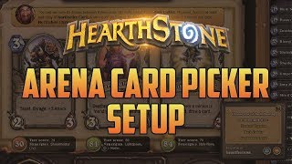 Hearthstone Arena Companion Setup  Hearth Arena Card Picker  Dekkster [upl. by Marozik]