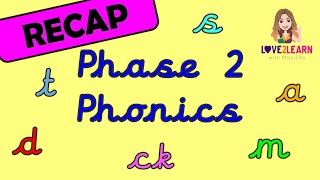 Phonics Phase 2 Recap of sounds with Miss Ellis 💛 [upl. by Oniuqa272]