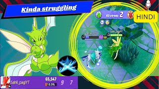 scyther is bad right now scyther Pokemon unite hindi gameplay [upl. by Edwin]