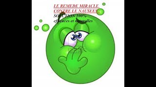 LE REMÈDE MIRACLE CONTRE LES NAUSÉES ET LES VOMISSEMENTS ✴✴✴✴✴💡 [upl. by Timofei778]