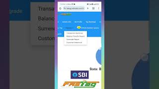 SBI FASTAG STATEMENT DOWNLOAD PROCESS  SBI FASTAG  FASTAG HISTORY  FASTAG SERVICE [upl. by Jorrie]