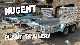 Nugent Plant Trailer Digger Dumper Trailer [upl. by Dickerson]