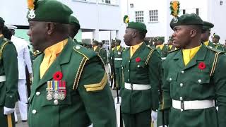 Remembrance Day Parade in Barbados10th Nov 2024 [upl. by Parry]