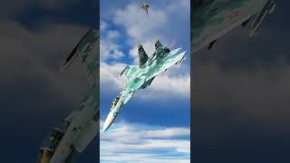 F22 Raptor In A Dogfight Against SU27 Flanker  DCS World [upl. by Aztilay]