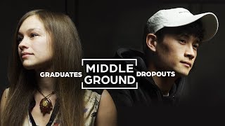 Dropouts And Graduates Is College Worth It  Middle Ground [upl. by Boarer838]