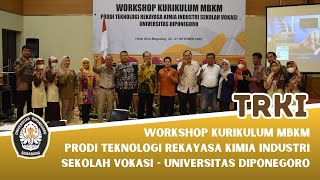 TRKI Vokasi UNDIP  Workshop Kurikulum MBKM dengan Mendatangkan Praktisi sebagai Narasumber [upl. by Andres981]