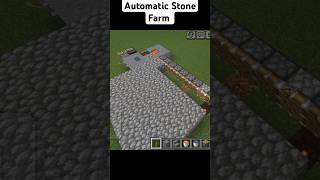 Automatic Stone Farm in Minecraft 💪🔥minecraft viral [upl. by Niroc]