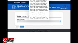 Tutorial domande Graduatorie Docenti GPS 2022 [upl. by Akli]