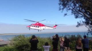 NSW AMBULANCE SERVICE HELICOPTER AGUSTA WESTLAND AW139 VHS [upl. by Ambie]