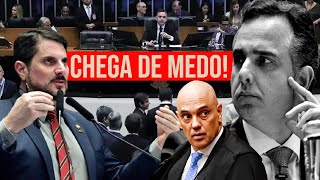 Senador METE o dedo na cara dos Senadores “RABO PRESO” para criarem coragem no IMPEACHMENT de Moraes [upl. by Hoffert]