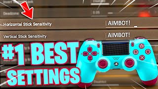 My 1 BEST CONTROLLER SETTINGS in WARZONE BEST SENSITIVITY amp DEADZONE [upl. by Pappano]