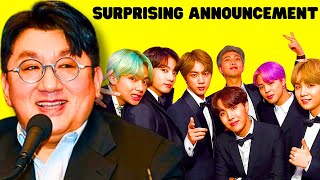 KPOP NEWS  BigHit JUST Did A SURPRISING ANNOUNCEMENT About BTS [upl. by Francesco]