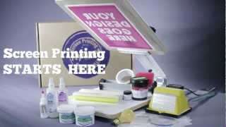 Ryonet Screen Printing Starter Kit DIY TShirt Printing [upl. by Deeanne671]