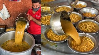 Most Famous Jay Mahakali Sev Usal of Vadodara Indian Street Food [upl. by Erodaeht968]