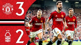 An Important Comeback Win 💪  Man Utd 32 Nottingham Forest  Highlights [upl. by Sofer]