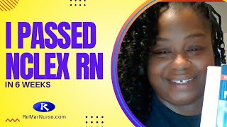 How She Passed NCLEX RN in Just 6 Weeks [upl. by Eilesor]