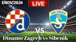 Dinamo Zagreb vs HNK Sibenik uživo  HNL [upl. by Elram]