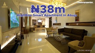 Inside a ₦38 MILLION65500 Luxury HighRise Smart Apartment in Abuja [upl. by Pan277]