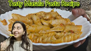 Kitchen vlog Tasty Masala Pasta recipe  Indian style  Quick Masala Pasta Recipe [upl. by Gottfried]