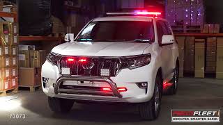 TOYOTA PRADO 2023 Transport Incident Response Commander Vehicles with LED RED BLUE Lights Siren [upl. by Rodrich]