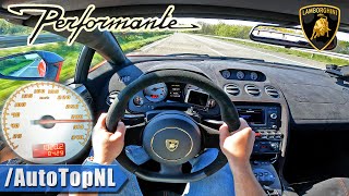 Lamborghini Gallardo Performante FAST Autobahn Run by AutoTopNL [upl. by Nnaeoj]