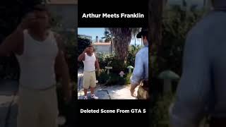 Arthur roasts FranklinArthur Morgan Meets FranklinDumbassdeleted Scene from GTA 5 Shorts [upl. by Darian329]