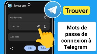 Comment retrouver mon mot de passe Telegram [upl. by Slin106]