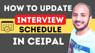 How to update interview Schedule in CEIPAL  Interview Schedule in CEIPAL  CEIPAL Training [upl. by Bohner622]