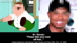 Tiger Woods Call to Peter Griffin spoof [upl. by Temple157]