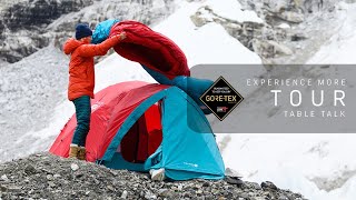 GORETEX Brand Experience More Tour Table Talk  Mountain Hardwear Sleeping Bag Innovations [upl. by Asenav]