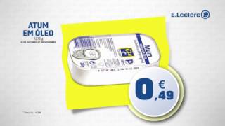 Atum em Óleo só 049€  ELeclerc Portugal [upl. by Mascia595]