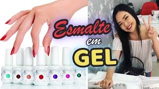 ESMALTE QUE DURA ATÉ 20 DIAS  ESMALTAÇÃO EM GEL PASSO A PASSO  GELISH [upl. by Gerhard592]