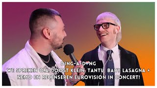 We spreken Joost Klein Tantu Baby Lasagna  Nemo en recenseren Eurovision in Concert  S6E27B [upl. by Eigna]