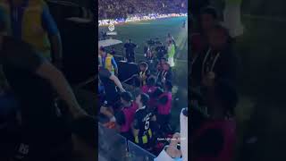 Fan whips Al Ittihad player in row after Saudi Super Cup defeat  AJ shorts [upl. by Wiener709]