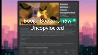 Soybeen made his booga booga games uncopylocked [upl. by Bambie]