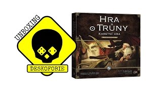 UNBOXING Hra o trůny karetní hra [upl. by Rica]