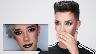 REACTING TO amp RECREATING MY FIRST MAKEUP LOOK [upl. by Ueik988]