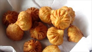 Talniche modak Maharashtrian Fried Modak  Ganapati special [upl. by Dallas845]