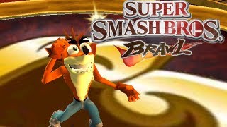 HSBH Crash Twinsanity version Join The Brawl Mod  SSmash Bros Brawl  Hacksponge Channel [upl. by Moriah]