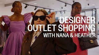 Designer Outlet Shopping With Nana amp Heather Levi Mulberry Reiss amp More [upl. by Yumuk]