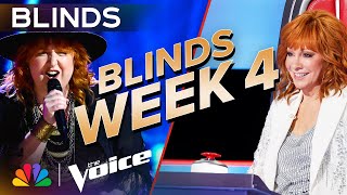 Stunning Blind Auditions from Week 4  The Voice  NBC [upl. by Gardas649]